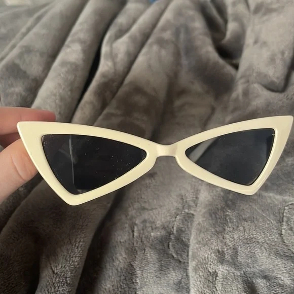 Free People Cat Eye Triangle Sunglasses - Picture 7 of 7